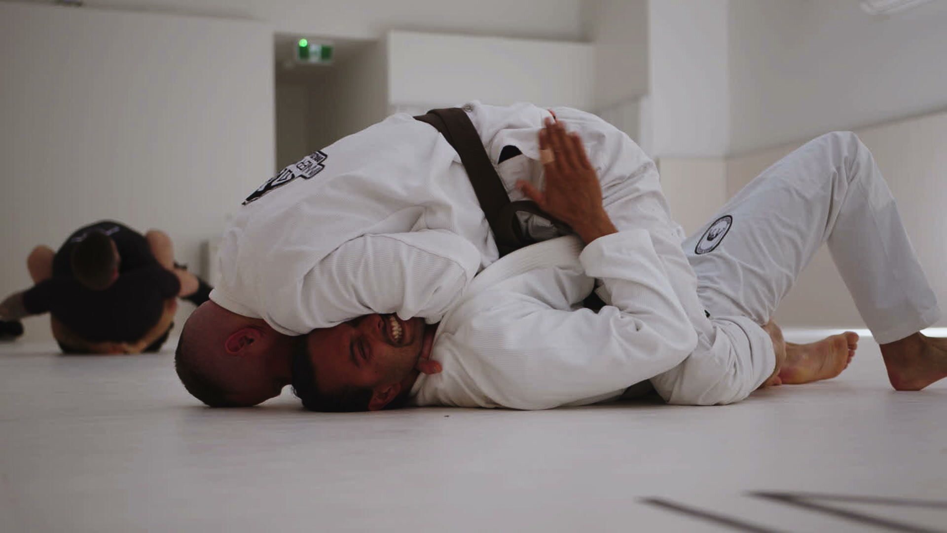 Advanced gi sparring round at Inner Westside BJJ Leichhardt